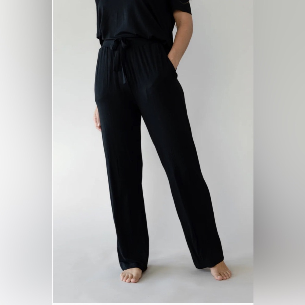 Cozy Earth stretch knit bamboo black pajama pants XL